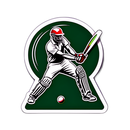 Autocollant de cricket