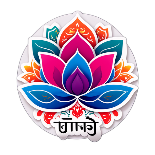हिंदू संस्कृति का जीवंत स्टिकर
