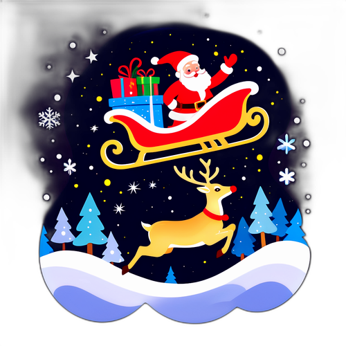 Rekaan Pemandangan Krismas yang Lucu