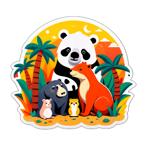 動物たちの調和