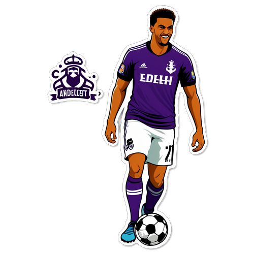 Humoristische sticker van Anderlecht