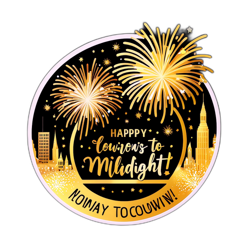 Stiker Hitung Mundur Malam Tahun Baru