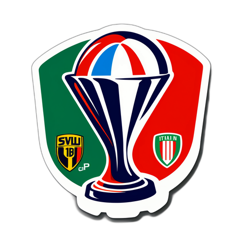 Olasz Szuperkupáért készült matricakép