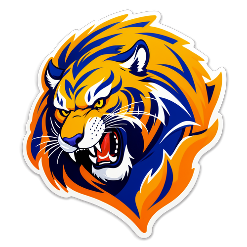 Sticker de los aficionados de Tigres