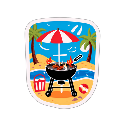 Masayang Sticker para sa Paghahalaga ng Araw ng Paggawa