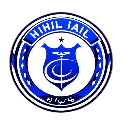 Vibrant Al Hilal Klistremerke