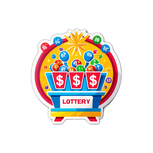Adesivo de Vencedores da Loteria