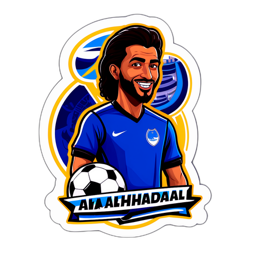 Sticker Pertandingan Al-Hilal vs Al Wahda