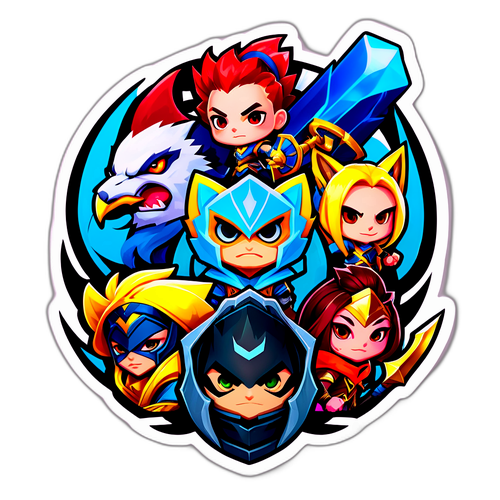 League of Legends Bajnokok Sticker