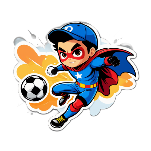 Djiku Süper Kahraman Sticker Tasarımı