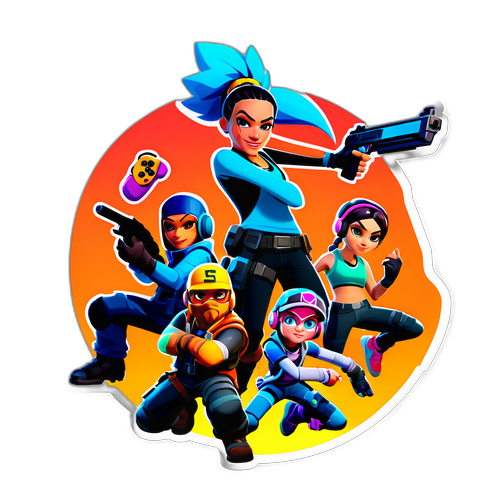 Karakter Epic Games Bersatu dalam Pose Dinamik