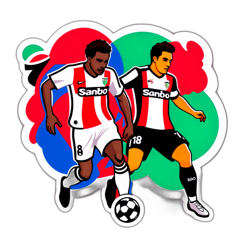 साओ पाउलो बनाम सैंटोस स्टिकर