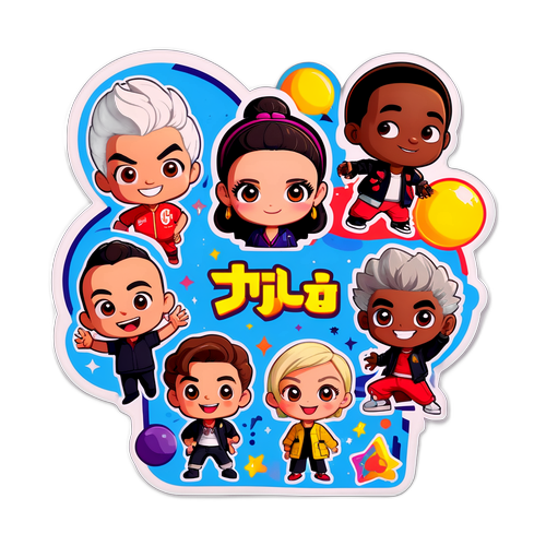 RTL híres műsorai matricák