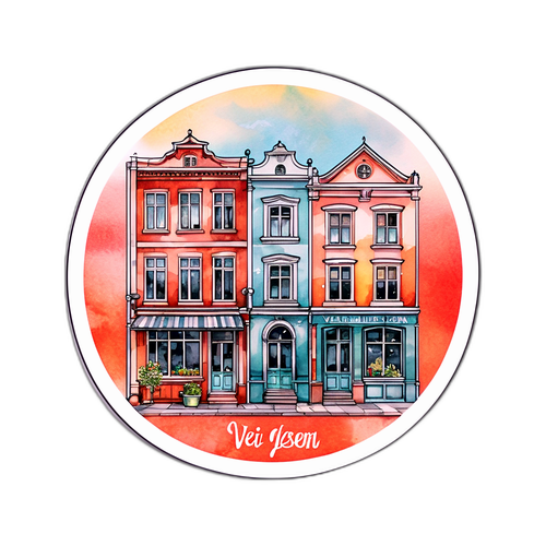 Nostalgisk Vej-sticker