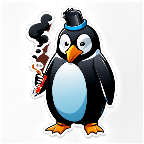 Penguin in Smoking Attire