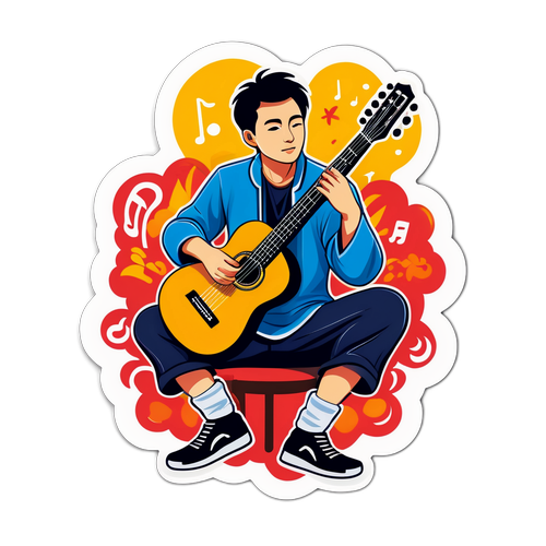 鄭潮芳音樂風格貼紙