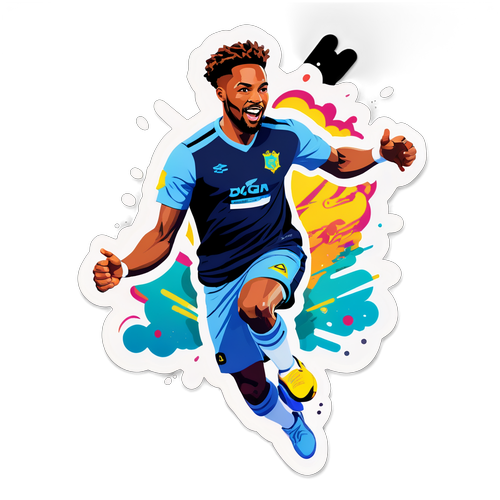 Sticker z Bryanem Mbeumo w akcji
