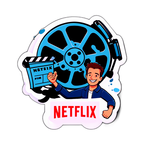 Filmrull med Netflix-logo