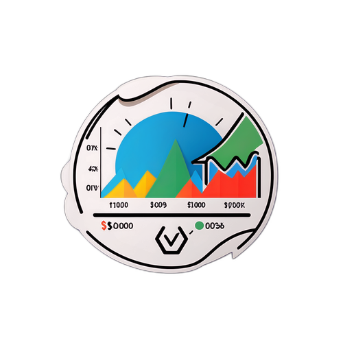 VIX指數金融貼紙