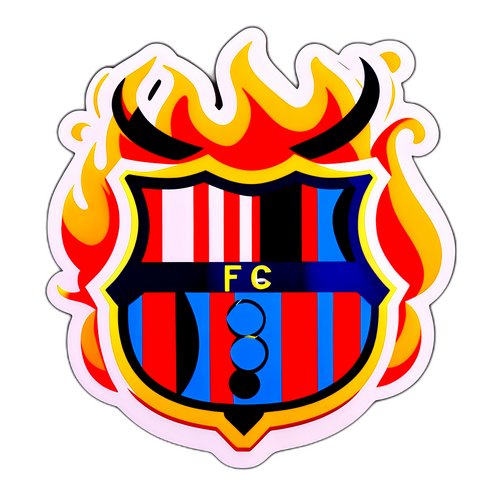 Sticker thông báo trận đấu Barcelona vs Frankfurt