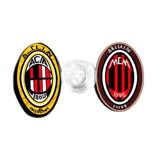 AC米蘭對科莫的對決貼紙