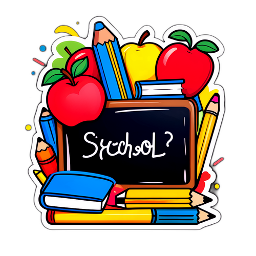 Sticker ng Temang Silid-Aralan