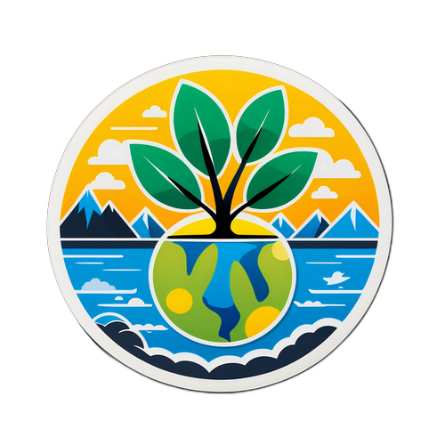 可持續發展環保設計貼紙