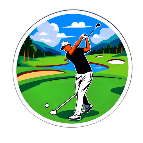 Golfkenttä ja hitti