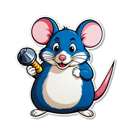 Meet the Adorable Mouse Mechanic: A Whimsical Booster of Joy and Determination!