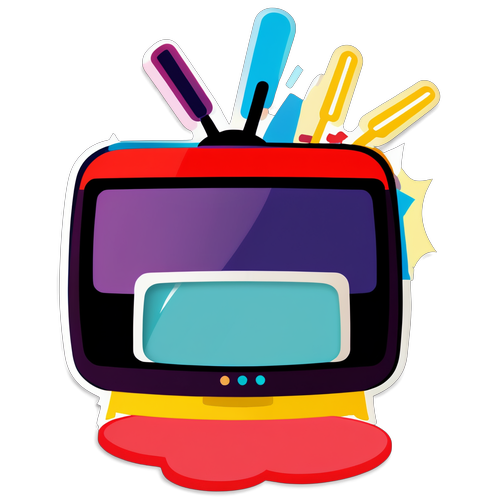 TV2 Valgomat Klistremerke