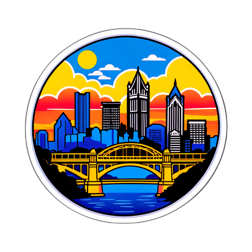 Nostalgic Pittsburgh Landmark Sticker