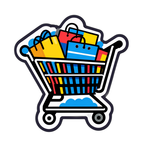 Black Friday Einkaufstrolley