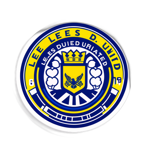 Leeds United Taraftar Sticker Tasarımı