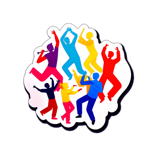 Musiikin ja rytmin tarra