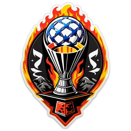 Europa League Trofee Sticker