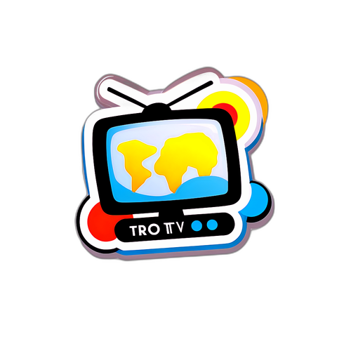 A sticker with the Pro TV Live logo