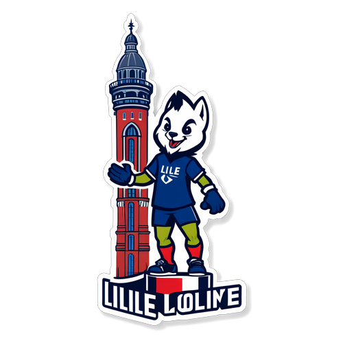 A Paixão do Lille OSC: Descubra o Mascote que Enaltece a Torre da Cidade!