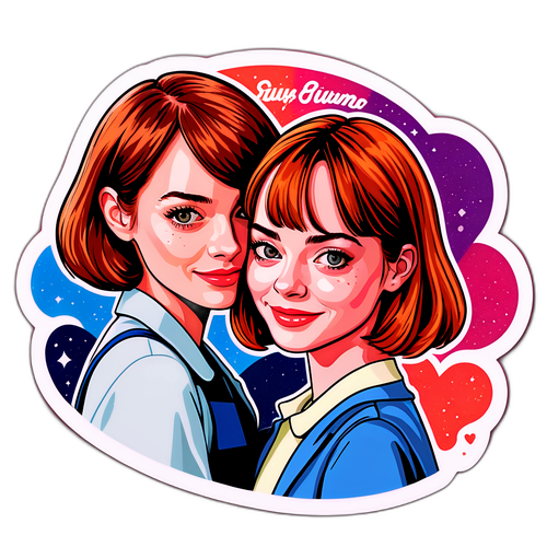 Barátság ünneplése Maya Hawke és Emma Stone által