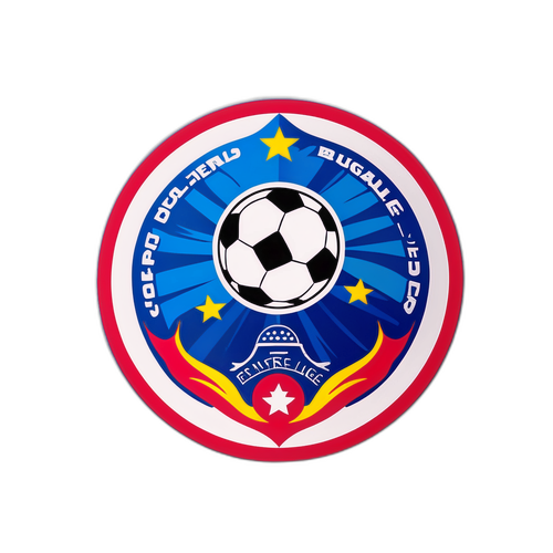 Ilustrare o minge de fotbal cu detalii grafice