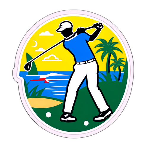 US Open Golf Sticker