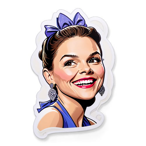 Glamorous Sutton Foster Sticker