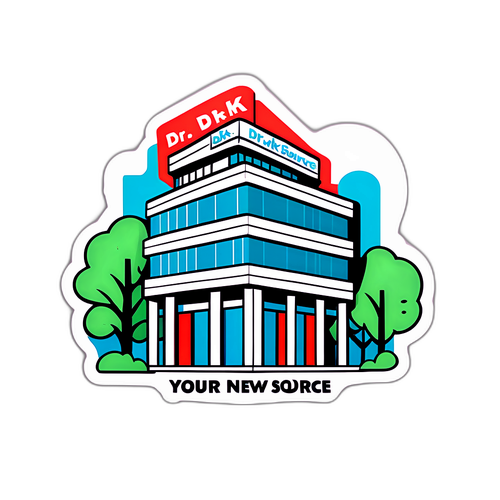 Skitse af DR-bygningen