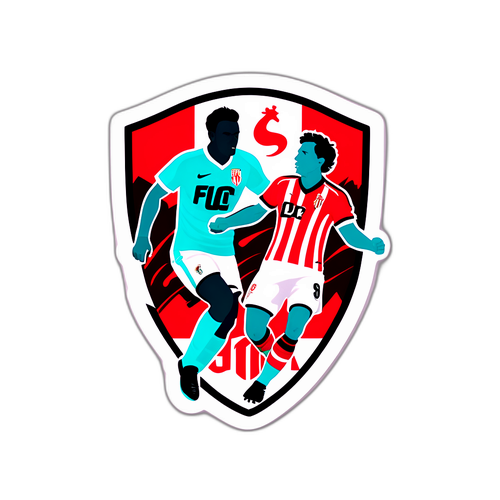 Reka Bentuk Stiker Minimalis Atletik Bilbao lwn Sevilla FC