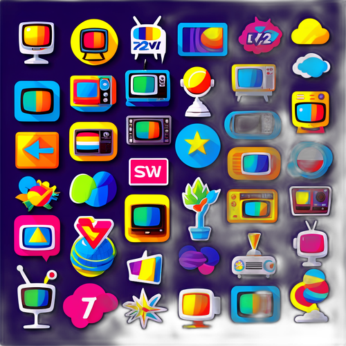 A TV2 különböző programjainak szimbolikus jelei