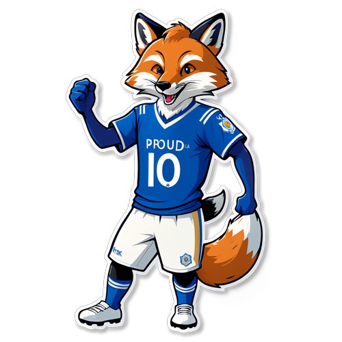 Stiker Dinamik Musang Leicester City