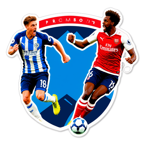 Sticker Pertandingan Brighton vs Arsenal