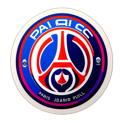 Stikker med PSG-logoet