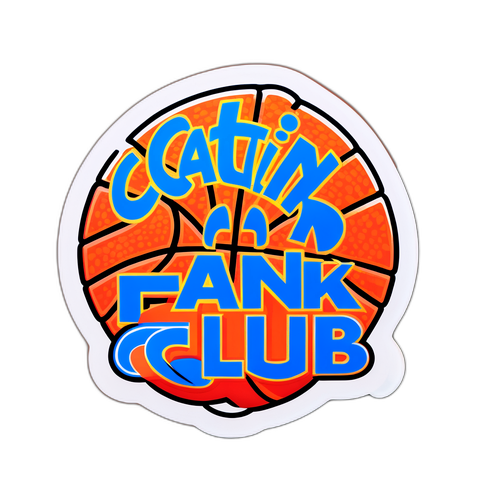 Caitlin Clark Fan Club Sticker