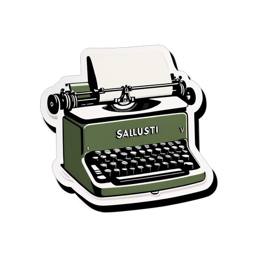 Tipo di macchina e giornalismo vintage