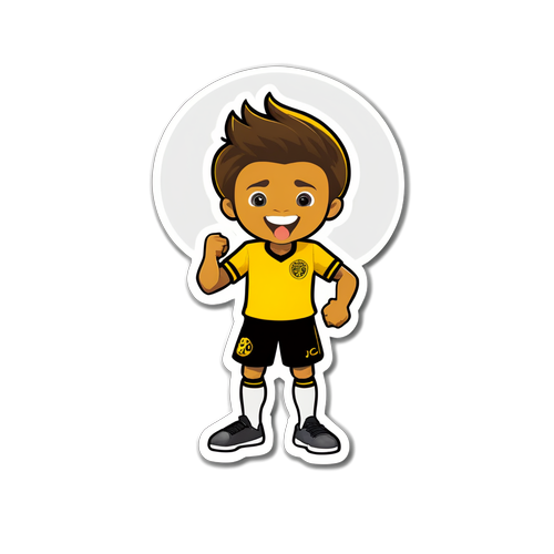 Schattige Roda JC Fan Sticker: Dit Zal Je Hart Veroveren!